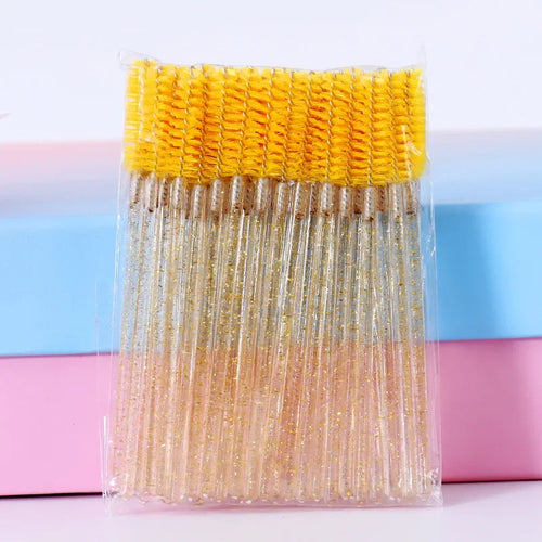  50pcs Eyelash Brush Makeup Tools Set cashymart