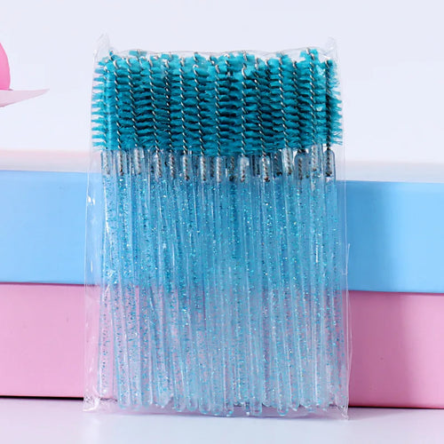  50pcs Eyelash Brush Makeup Tools Set cashymart