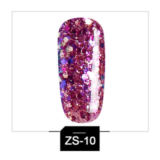  Glitter Phototherapy Nail Polish cashymart