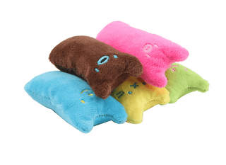  Interactive Catnip Infused Plush Toy Pillow cashymart