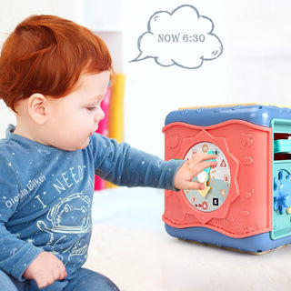  Educational Baby Hexahedron Toy with Multiple Games cashymart