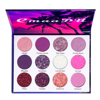  12G Women's 12-Color Sparkling Eye Makeup Palette cashymart