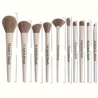  Hypoallergenic Palm Makeup Brush Set cashymart