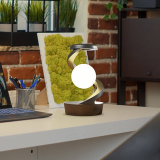  Rotating Moon Desk Lamp With Phone Wireless Charging cashymart