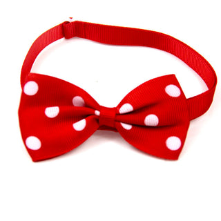  Polka Dot Bow Webbing Pet Accessories cashymart