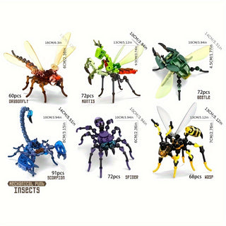  Mechanical Punk Insect Building Blocks cashymart