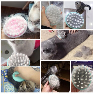  Comfortable Silicone Pet Brush for Grooming cashymart