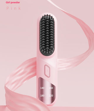  Cordless Wet & Dry Hair Straightener Brush cashymart