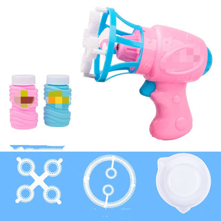  Automatic Children's Electric Fan Bubble Gun cashymart