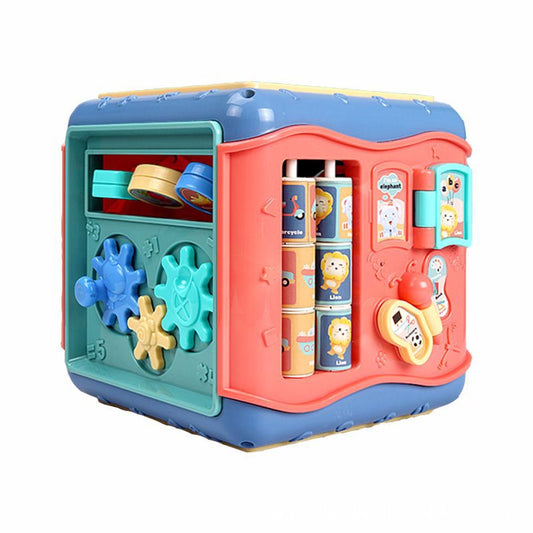  Educational Baby Hexahedron Toy with Multiple Games cashymart