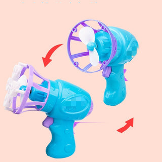  Automatic Children's Electric Fan Bubble Gun cashymart