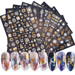  New Nail Stickers 3D Christmas Series cashymart