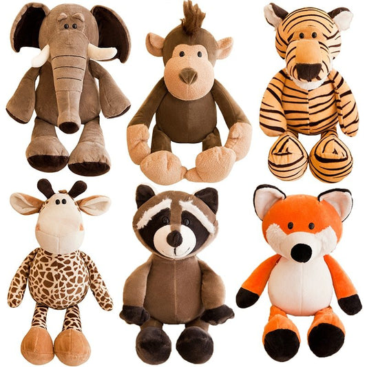  Safari Adventure Plush Animal Toys cashymart