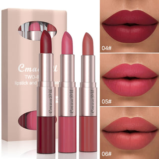  Luxe Lip Duo - 3-Color Lipstick cashymart