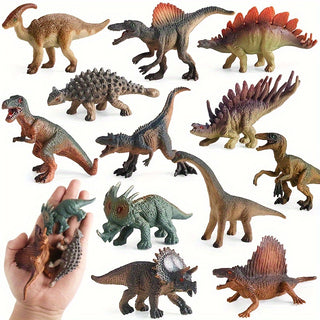  Dino Delight: 12-Piece Action Figure Set cashymart