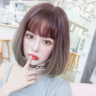  Korean Style Aoki Bangs Wig Set cashymart