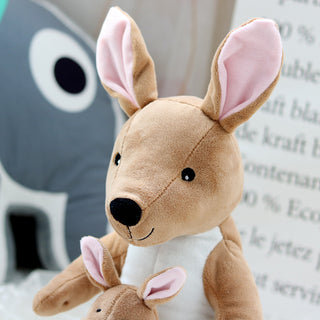  Kangaroo Plush Dolls for Kids: Mother and Child Set cashymart