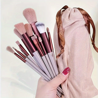  13-Piece Premium Makeup Brush Set cashymart