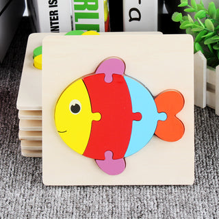  Wooden 3D Panel Educational Toy Set for Kids cashymart