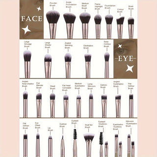  55-Piece Makeup Brush Collection cashymart