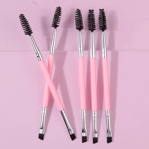  5PCS Pink Double-Headed Makeup Brushes cashymart
