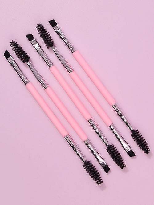  5PCS Pink Double-Headed Makeup Brushes cashymart