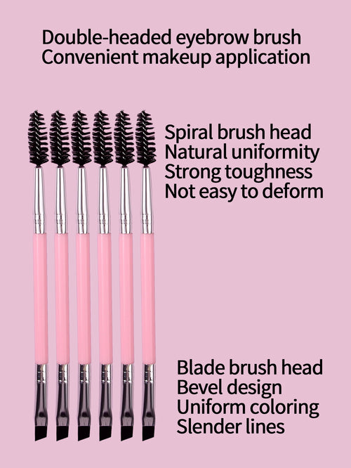  5PCS Pink Double-Headed Makeup Brushes cashymart