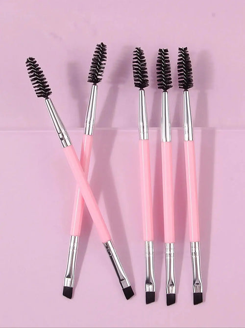  5PCS Pink Double-Headed Makeup Brushes cashymart
