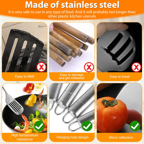  5Pcs Stainless Steel Kitchen Utensils Set cashymart