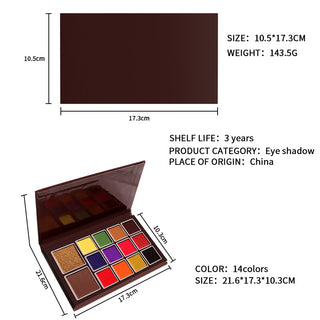  Matte and Shimmery Eyeshadow Palette cashymart