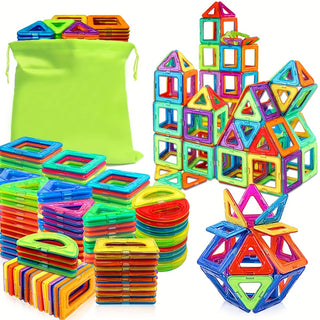  Vibrant Magnetic Building Blocks Set cashymart