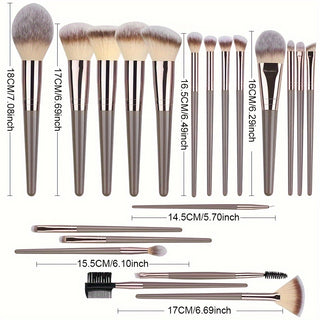  10-20pcs Versatile Makeup Brush Collection cashymart