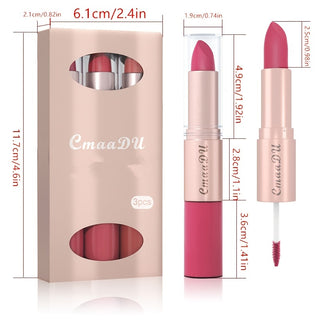  Luxe Lip Duo - 3-Color Lipstick cashymart