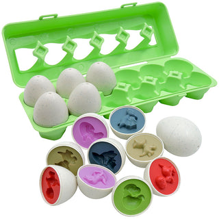  Egg Shape Matching Educational Toy for Kids cashymart