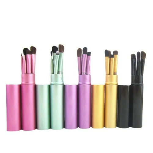  5pcs Portable Mini Eye Makeup Brushes Set cashymart