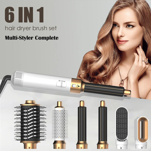 6 in 1 Hair Dryer Comb Brush cashymart
