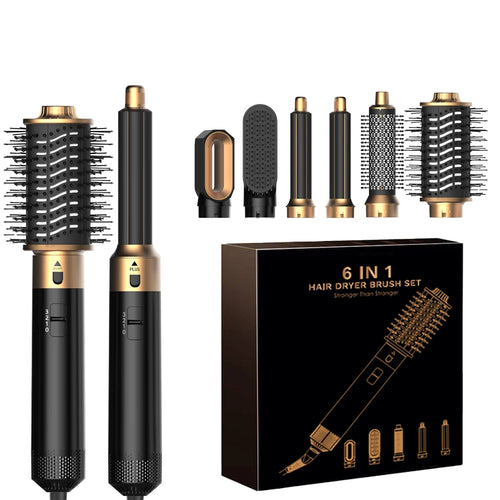  6 in 1 Hair Dryer Comb Brush cashymart