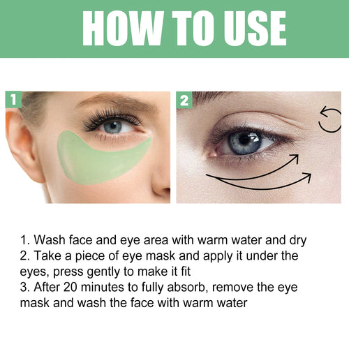  60 Pieces Aloe Vera Collagen Eye Mask for Dark Circles cashymart