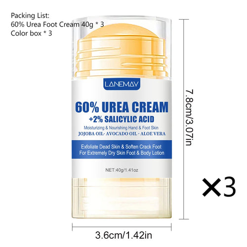  60% Urea Foot Cream for Softening Dry Feet cashymart