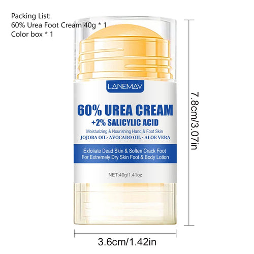  60% Urea Foot Cream for Softening Dry Feet cashymart