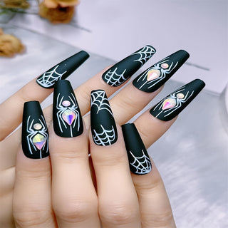  Black Matte Press-On Nails cashymart