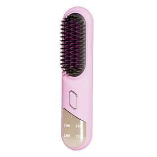  Cordless Wet & Dry Hair Straightener Brush cashymart