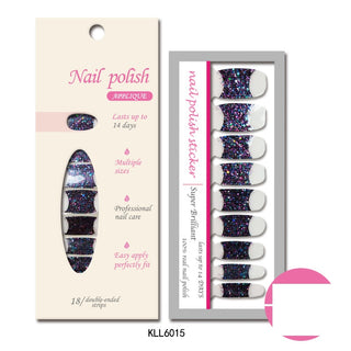  Pearlescent Gloss Nail Polish Film Sticker cashymart