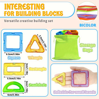  Vibrant Magnetic Building Blocks cashymart