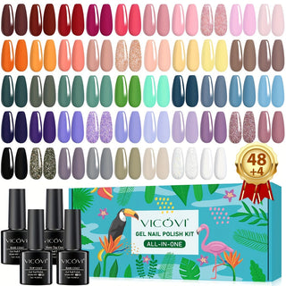  52-Piece Gel Nail Polish Set cashymart