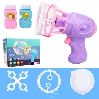  Automatic Children's Electric Fan Bubble Gun cashymart