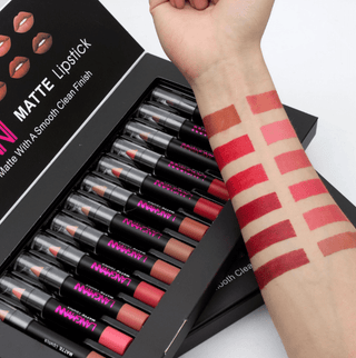  Long-Lasting Matte Velvet Lipstick Set cashymart