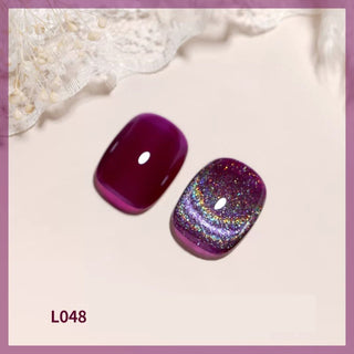  Vivid Cat Eye Nail Polish cashymart