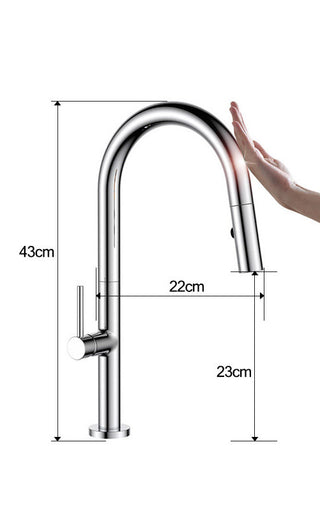  Touch-sensitive Copper Kitchen Faucet cashymart