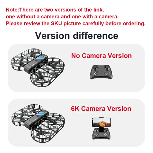  6K HD V38 Mini RC Drone cashymart